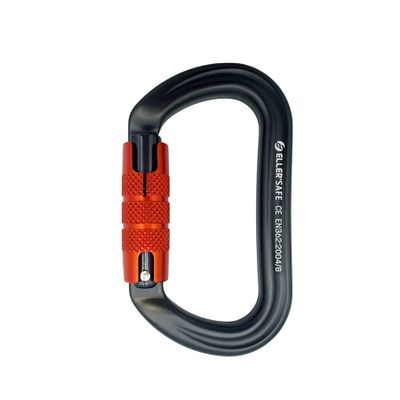 ELLERsafe CA-OVAL carabiner – aluminium – twist-lock