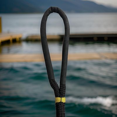 44mm Black Polyester Double Braid Mooring Line