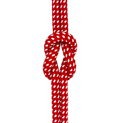 Working Rope Fly (bulk) - Red/White - 11.1mm
